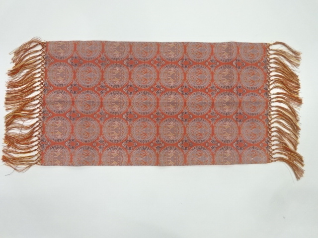 円文白虎朱雀錦卓布